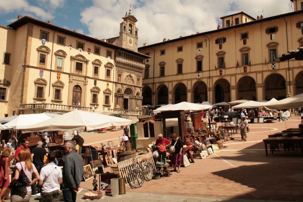 visitare e vedere Arezzo città dell'Antiquariato