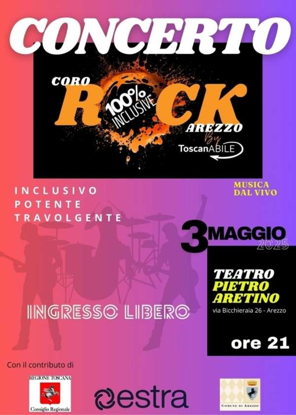 Concerto dal vivo del Coro Rock di Arezzo
