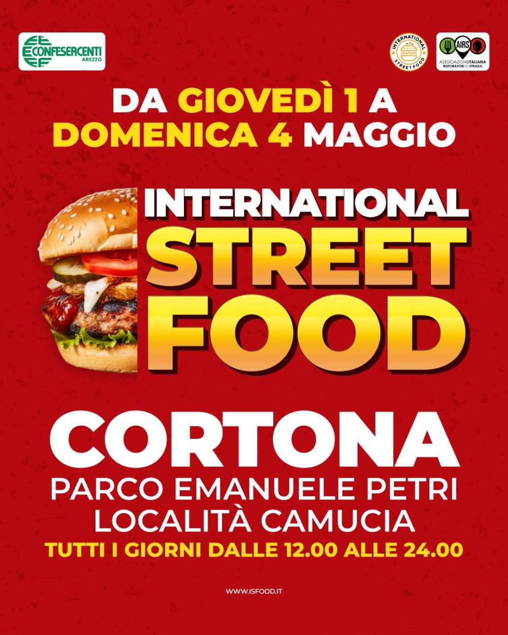 L’International street food fa tappa a Cortona